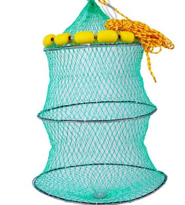 China Floating Guard Aquaculture Net Multifilament Folding Fishing Nets Seawater Fish Cage Fishing Trap for sale