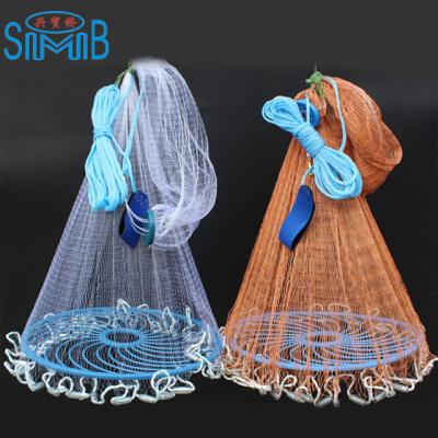 China Durable And Strong Hot Selling American Style Fishing Nets Monofilament Fishing Nets Diameter 4.2m for sale