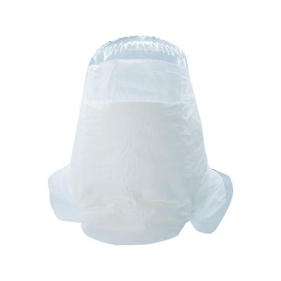 China Disposable Latex Plain Weave Super Absorbent Incontinence Adult Men Wearing Diapers M Size 10 Pcs for sale