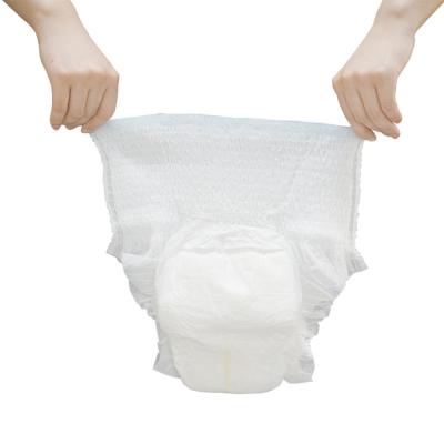 China Adult L Style Breathable Japanese Size Leak Protection OEM SAP Smell Lock Diaper Pant Sanitary Products for sale