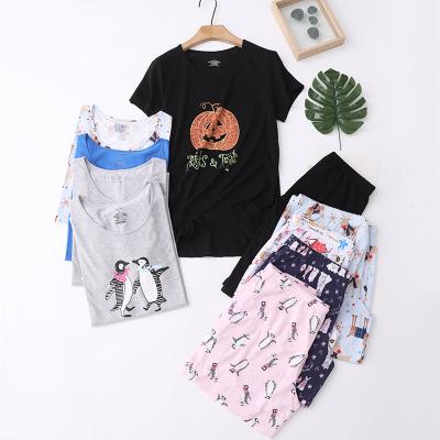 China QUICK DRY Wholesale Cute Short Sleeve Young Girls Sleepwear Pajamas Set for sale