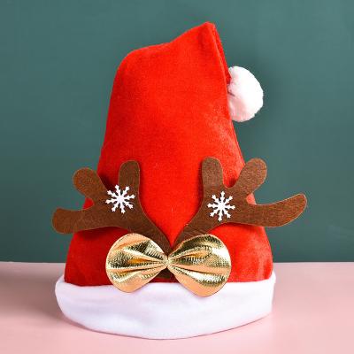 China 25*30cm JOINT Deer Children's Cartoon Hot Selling Cartoon Hat Non-woven Decorative Christmas Hat Gift for sale