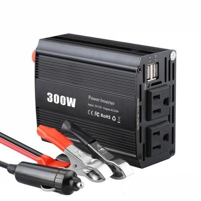 China 300W DC12V AC110v 220v Power Inverter Pure Sine Wave Inverter 120*97.5*53mm for sale