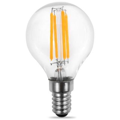 China Luxury led filament lamp E12 E14 2W 4W Dimmable G45 led bulb 2700K G45 for sale