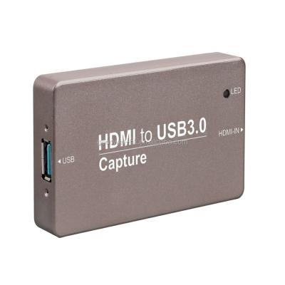 China Genuine Port Video Grabber HD-MI1.4 Plug & Play Device USB 3.0 HD Video Capture Card Metal Case for sale