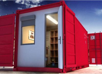 China Colorful Modular flat pack shipping container house for sale