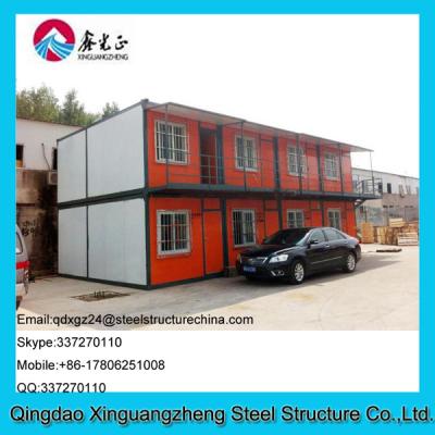 China Flat pack economic modern modular container hotel for sale