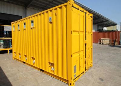 China Insulated Cargo ISO Modified Shipping Containers Garage For Public Washroom for sale