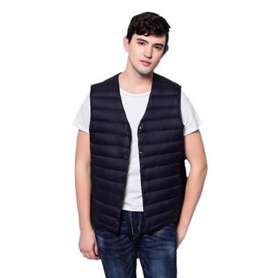 China Fashion Good Quality Men's Jacket And Coat Breathable V-Neck Sleeveless Bottom Vest for sale