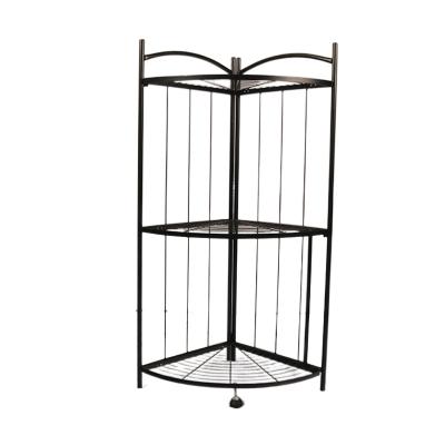 China 3-Shelf Sustainable 250 Pounds Loading Capacity Adjustable Wire Rack Storage Shelf Chrome Steel Organizer Heavy Duty Shelving for sale