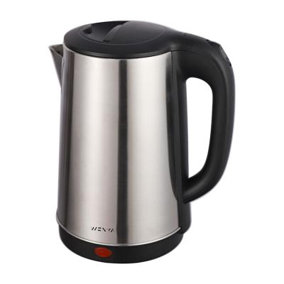 China Wholesale 1.8L Rotating Home Hotel 360 Degree Base Easy Pour Overheat Electric Kettle Stainless Steel Water Kettle Spout Protection Kettle for sale