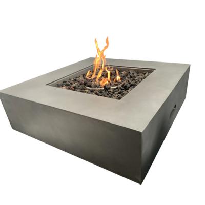 China Modern Outdoor Gass Concrete Stored Fire Pit Table for sale