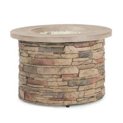 China The Concrete Propane Fire Stocked Pit Table for sale