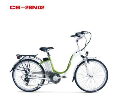 China Stadt-elektrisches Fahrrad des Grün-500W zu verkaufen