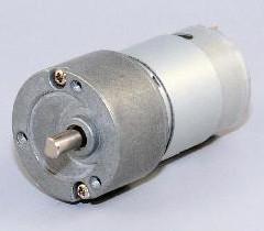 China DC permanent magnet gear motor  with shielding cover , worm geared motor for sale