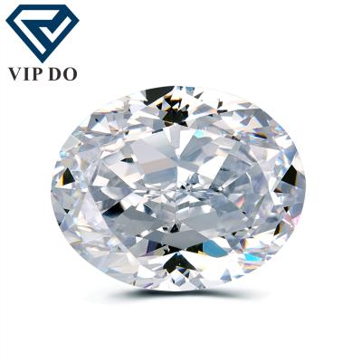 China Fire Moissanite color set or wholesale with GRA certificate color vvs white paroval faceted moissanite ice cut loose shape gemstones diamond for sale