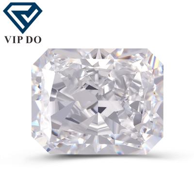 China White color octagon cut vvs moissanite diamonds loose color moissanite octagon princess ice cut shape moissanite diamonds play or fire color GRA for sale