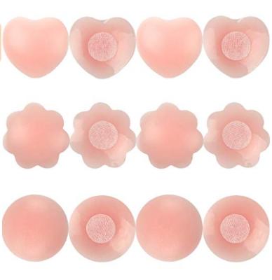 China Fasion Women's Invisible Silicone Pies Silicone Nipple Covers Reusable Silicone Adhesive Covers for sale