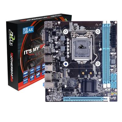 China AXIS H81T desktop motherboard 2 x 240 pin DDR3 SDRAM slots 10/100/1000 Mbps LAN 6 channal audio codec onboard micro-ATX for sale