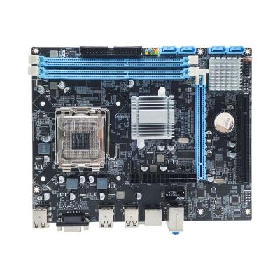 China Desktop AXIS G41 LGA775 Motherboard Graphics Card 2 x 240 Pin DDR3 SDRAM Slots up to 8G LAN 10/100Mbps Micro-ATX for sale