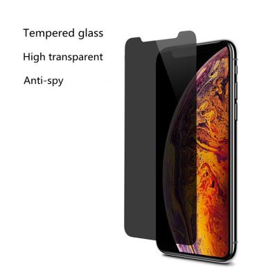 China SUPER Cell Phone D Full Cover Glue Tempered Glass Screen Protector Film Anti Spy Screen For iPhone 11 PRO X XS MAX XR Premium Accessory for sale