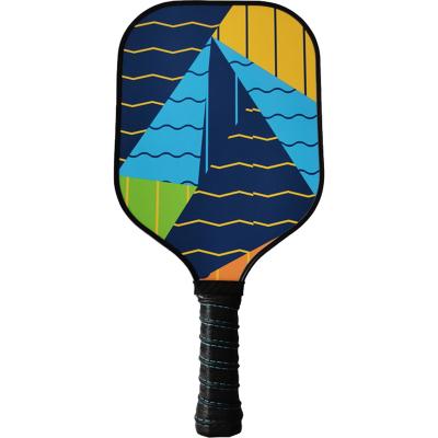 China AS Customized High Quality Customized Fiberglass Face PP Honeycomb With Light Pickleball Paddle For Outdoor Sports for sale