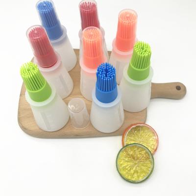 China 2021 Hot Sale Easily Cleaned Household Silicone Oil Bottle Brush Kitchen Food Grade BBQ Oil Bottle Brush Silicone Storage Portable Bottle for sale