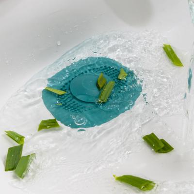 China 2021 New Kitchen Sink Strainer Bathroom Hair Catcher Eco-Friendly Anti-Clog Drain Filter Durable Floor Drain Cover for sale