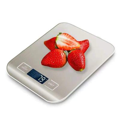 China WITH 2021 Mini Stainless Steel Kitchen Portable Electronic Scale Household Weight LID Food Amazon Amazon Best Selling Points for sale