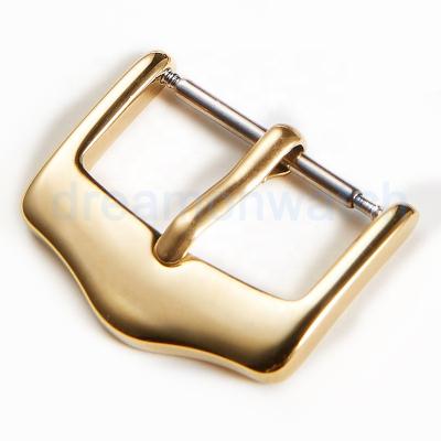 China 12mm To 20mm 316L Stainless Steel Watch Buckle For Leather Strap DMGLWTK002 for sale