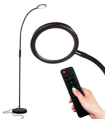 China Modern Flexible Arm Floor Led Lamp For Reading With Remote Control for sale