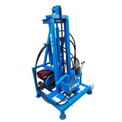 China Portable plant water well drilling equipment, artesian well drilling rig, well drilling rig machine for sale