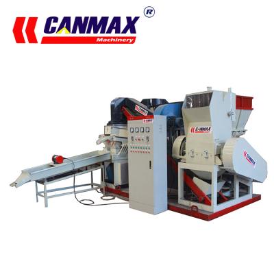 China For Copper and Copper Scrap Plastics Sprayed Mechanically Separated Used Cable Recycling Machine Scrap Copper Wire Granulator / Cable Separator for sale