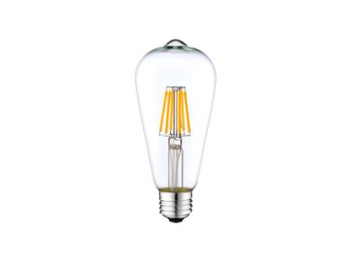 China Edison Style Vintage LED Filament Bulb E26 ST64 Base Durable Material for sale