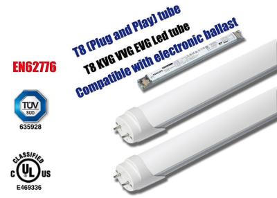 China Commercial 6000k T8 Led Replacement Bulbs , Shop Led Fluorescent Tube Lights for sale