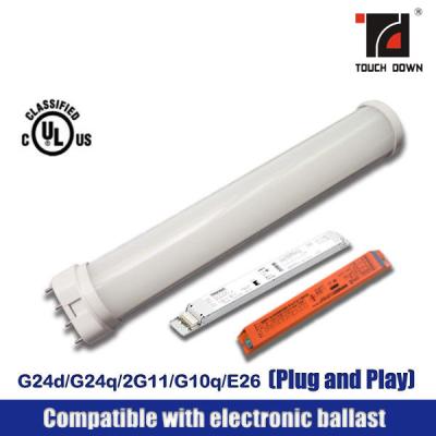 China 12W T8 LED Tube Light With Aluminum PC Shell Compatible With Ballasts for sale