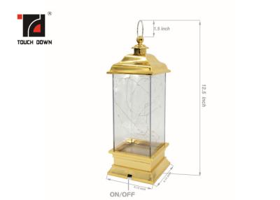 China Wonderful LED Decorative Lantern 3 AA Batteries Operated 12.5” Assembled Width for sale