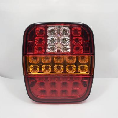 China Universal LED STOP TURN STOP TAIL STUD Brake Light Beacons Emergency Reverse Reverse Lamps For Jeep YJ JK CJ Truck Trailer Waterproof for sale