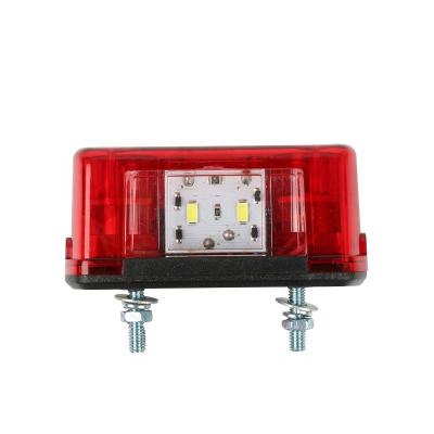 China White RED Lens LED License Plate License Plate Lamp, License Plate Light Fit For Truck, ATV, Tractor, Trailer, Car for sale