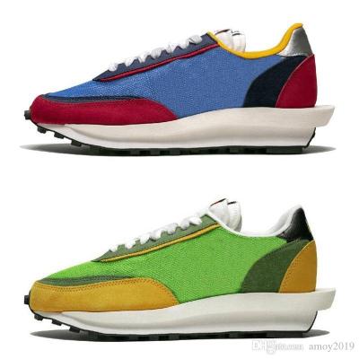 China 2021 active sports style sacai sneakers waffle dawn x new sports shoes mens trainers casual shoes for sale