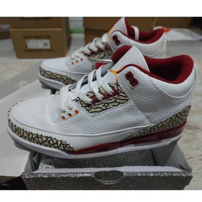 China Cement 2022 black blue cardinal sports basketball shoes 3s 13 active Red Michigan UNC Georgetown OG aj3 white tinker retro sneakers for sale