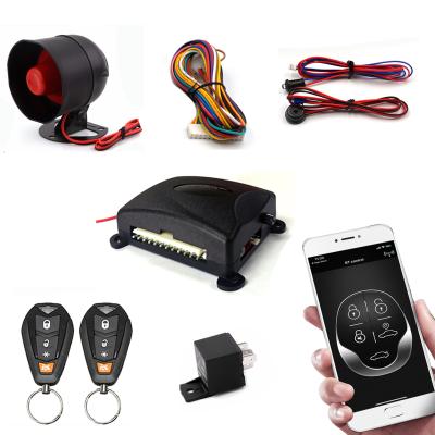 China Car Alarm Keyless Entry and Entry System Car Alarm Which Element Disable Car Alarm Call Cell Phone and Shock Sensor Hot Sale in North America for sale