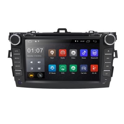 China GPS 8 inch 2Din Screen Android 10 Car DVD Player GPS Car Stereo Compatible with Corolla for sale