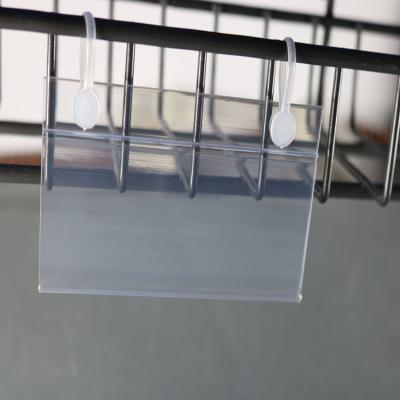 China Easy Installation 39mm Data Hanging Strips For Wire Shelves And Basket DBH39 for sale