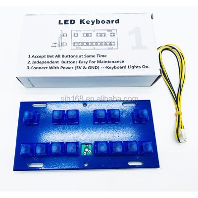 China Plug and Play Blue LED Keyboard for Mario Machine for sale