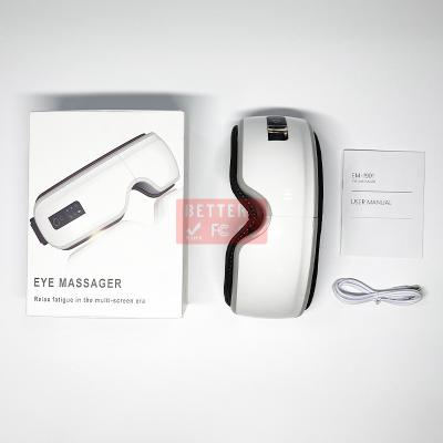 China Radio Enhance Custom Logo Eye Massager Factory Design Smart Airbag Sonic Vibration Foldable Portable Wireless With Heat for sale