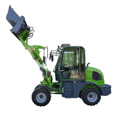 China Farms 800kg 1000kg CE Hydraulic Small Wheel Loader For Farm for sale