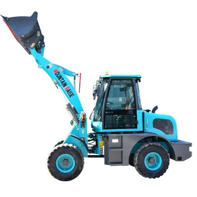 China Hoists 1.0ton mini wheel loader hoflader with log grapple for sale for sale