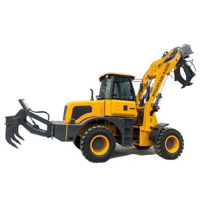 China Construction worksÂ   cargadoras ruedas 2tn mini loader model new with ripper plow for sale