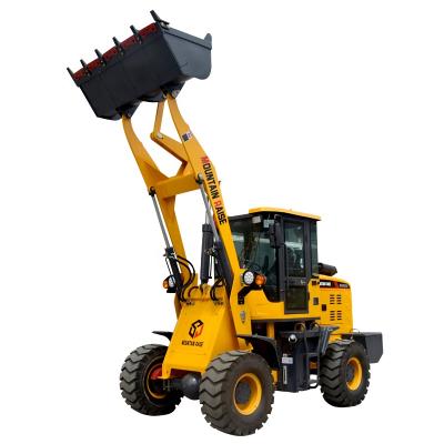 China Farms Erdarbeite Mini Radlader 1.6ton Wheel Loader Auto Wheel 4w Loader for sale